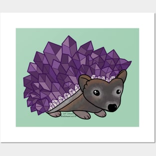 Amethyst Hedgehog Posters and Art